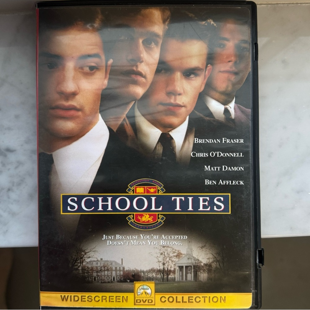 School Ties DVD Brendan Fraser Chris ODonnell Matt Damon Ben Affleck 1992